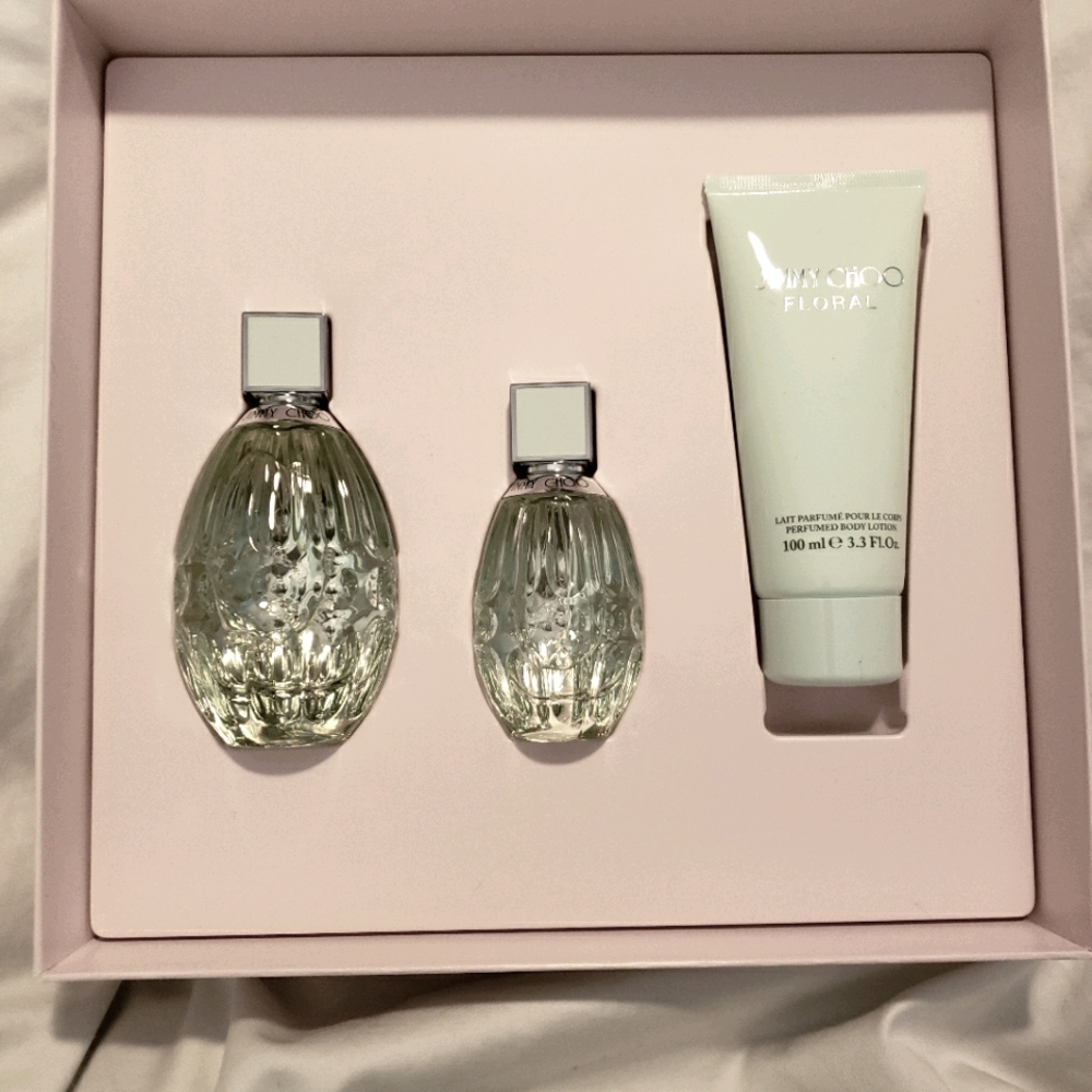 Jimmy Choo floral gift set